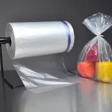 Polythene Flat Clear Storage Plastic Fresh Fruit Packaging Plain Food Saver Roll Bag for Supermarket Using