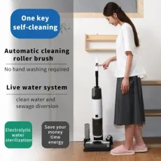 Baijia Floor Intelligent Cordless Wet Dry Vacuum Cleaner for for Big House Business Gifts Manual