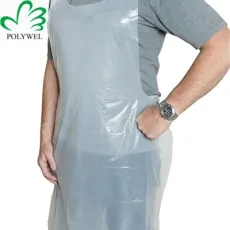 Disposable Plastic Apron HDPE CPE Medical PE Aprons for Adult