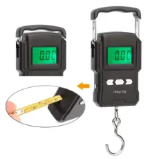 Multi-Function Portable LCD Digital Travel Fish Luggage Postal Hanging Hook Electronic Weighing Scale Measuring Tools