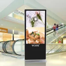 55 Inch LCD Display Infrared Touch Digital Signage Multimedia Advertising Media Player, LED Video Ad Player