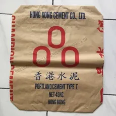 50kg Cement Packing Bag Kraft Paper Material