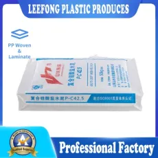 50*60*10 PP Woven Laminated/Laminate Mortar Valve Pocket Plastic Packing/Packaging Cement Sack Bag 50kg