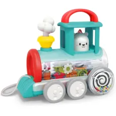 New Best Push Along Train Toy Car Electric Vehicle Baby Products Wholesale Small Toys for Baby Children Kids Educational Plastic Toys