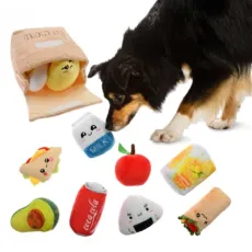 Lunch Bag Collection Plush Pet Dog Toys