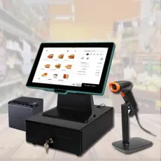 14 Inch Desktop POS Terminal Electronic Cash Register with Android7.1 WiFi for Restaurant Sale (HCC-A9650)