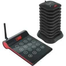 433MHz RF Restaurant Buzzers Long Distance Wireless Paging System