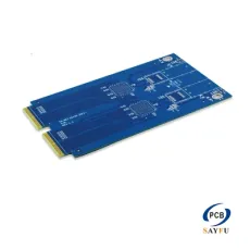 4-Layer Blue Gold Finger Process Multilayer PCB Rigid Board