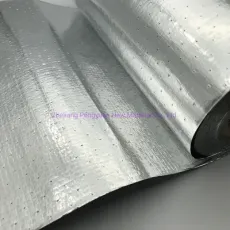 Thermal Insulation Aluminum Foil / Metallized Film Coated Woven Fabric