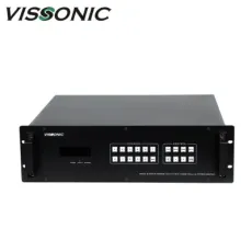 Vissonic Frame Synchronization HD 4K Seamless Hybrid Combo Matrix LED / LCD 8X8 Video Wall Processor