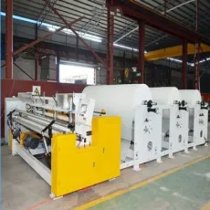 Factory High Speed Automatic Tissue Toilet Roll Rewinding Machine/Toilet Paper Making Machine Tissue Paper Rewinding Cutting Packing Machine
