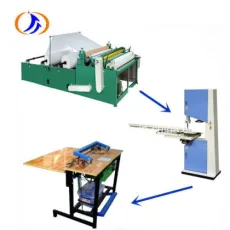 Full-Automatic Rewinding and Perforated Toilet Paper and Towel Paper Machine with Border Embossing