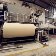 Wheat Rice Straw Wood Bamboo Pulp Paper Mill Equipment High Speed Crescent Toilet Tissue Paper Making Production Machine