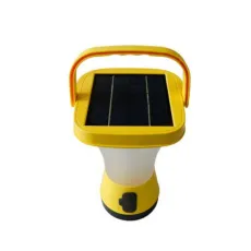 Portable Solar Power Home Light and Outdoor Camping Hanging Solar LED Lamp with Built-in Solar Panel Phone Charging and Sos Emergency Flashlight