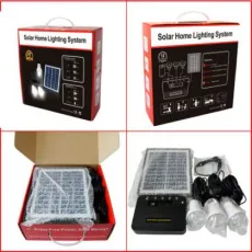 Hot Sell Solar Power Energy 3 LED Home Lighting System with Mobile Charger