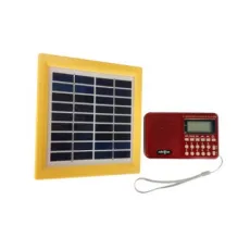 Portable Am FM Digital Solar Panel Charging Radio