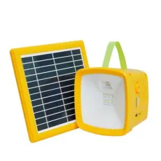 Solar Light Lantern with Phone Charger and FM Radio