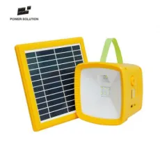 Portable LED China Solar Lighting with Solar Phone Charger Function
