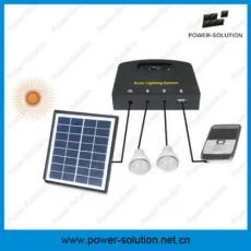 Portable Solar Home System with Mobile Phone Charger