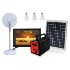 Solar Generator LED Light Solar Lighting System with Optional DC Fan