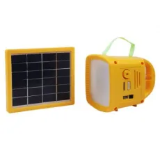 Solar Lighting Lantern with FM Radio Rechargeable Mini Energy Saving Emergency Camping LED Light
