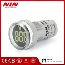 Nin Best Quality Energy Power Meter SMD Panel 22mm Digital AC Indicator Voltmeter