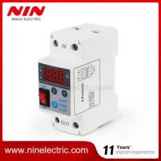 Nin 220V DIN Rail Adjustable Recovery Reconnect Overcurrent Device Protector