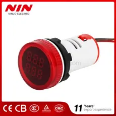 Nin Best Quality SMD Red Round LED Display Indicator Count Meter Mini Panel Digital Tube 22mm AC Indicator Counter
