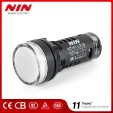 Nin Hot Sale IP65 24V Plastic Double Color Indicator Lights