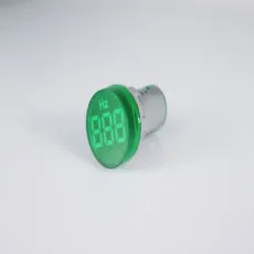 22mm LED Round Digital Tube Display Indicator Frequency Meter Green