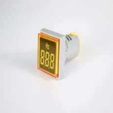 22mm Square Digital Tube Panel Display Indicator Frequency Meter Yellow