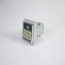 22mm Square Digital Tube Panel Display Indicator Frequency Meter White