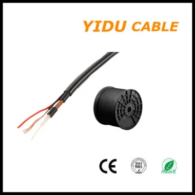 Manufacturer Rg59 with Power Coax Cable CATV CCTV Thin Siamese Cable Dish  Cable Rg59+2c Coax - China Rg59 Coaxial Cable 2 Core Power, Rg59 Cable with  Power
