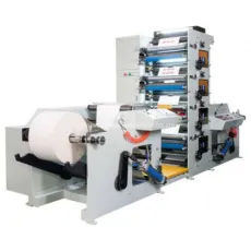 Ry650 Width 650 Roll to Roll Flexo Printing Machine for Paper Straw