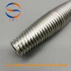 25mm Aluminium Radius Rollers GRP Tools for High Viscosity Resins