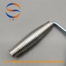 25mm Aluminium Radius Rollers FRP Tools for Thick Fiberglass Fabrics