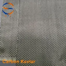 Customized 200GSM Carbon Kevlar Fiber Fabric Plain Weave for FRP