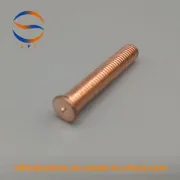 Carbon Steel Copper Plating M4 ISO13918 Weld Threaded Stud