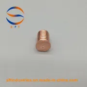 Stainless Steel Copper Plating M3 ISO13918 Weld Threaded Screw PT