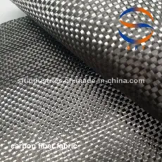 160GSM Carbon Fiber 3K Plain Twill Weave Cloth for Aircraft