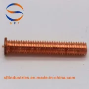 M3 Carbon Steel Copper Plating Threaded Welding Stud PT ISO13918
