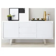 Dining Room Furniture Mhya002 Modern Wooden White High Gloss Sideboard