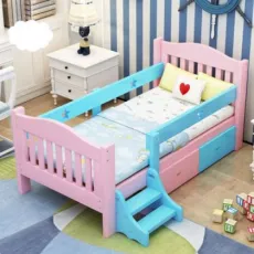 Nova High Quality Wooden Single Bed Toddler Bed for Children