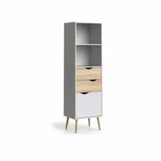 Nova Popular Modern Office Tall Bookcase Wooden Bookshelves