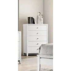 Nova High-End White MDF Sideboard Wooden Home Furniture Set Cupboard Storage Cabinet
