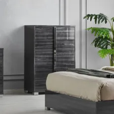 Nova Home Office Livingroom Furniture Wooden Glossy 4 Drawer Bedroom Cabinet