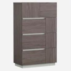 Nova Asymmetrical Design Chest with 4 Safing-Open Drawers