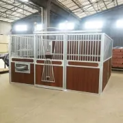 Prefabricated Swing Door Stall Simple Equestrian Horse Stable