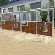 Indoor Safety Horse Stall with Sliding Doors