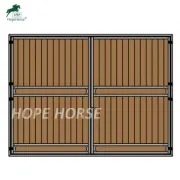 Equine Equipment Bamboo Wooden Dutch Sliding Horse Barn End Doors